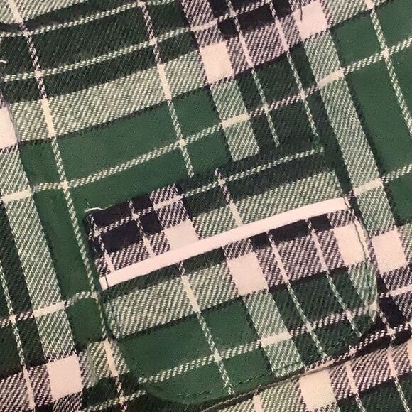 🎈Green Plaid Flannel Dog Pajamas - Picture 8 of 10